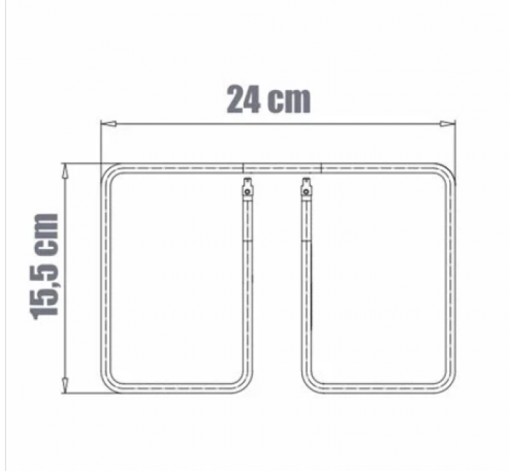 KORKMAZ Marka Tost Makinesi Rezistansı 1 ADET 900 Watt